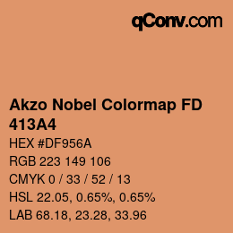 Color code: Akzo Nobel Colormap FD - 413A4 | qconv.com