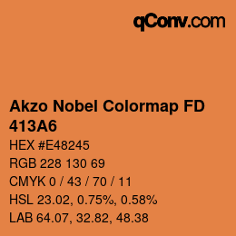 Color code: Akzo Nobel Colormap FD - 413A6 | qconv.com