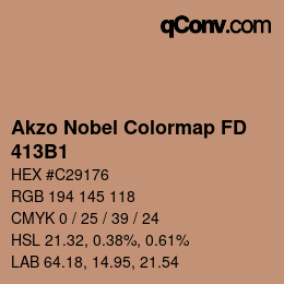 Color code: Akzo Nobel Colormap FD - 413B1 | qconv.com