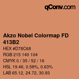 Color code: Akzo Nobel Colormap FD - 413B2 | qconv.com