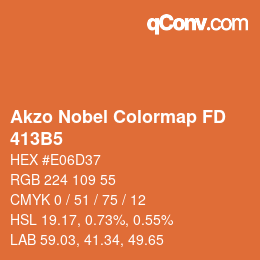 Código de color: Akzo Nobel Colormap FD - 413B5 | qconv.com
