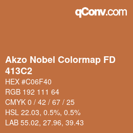 Farbcode: Akzo Nobel Colormap FD - 413C2 | qconv.com