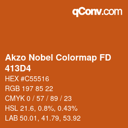 Color code: Akzo Nobel Colormap FD - 413D4 | qconv.com