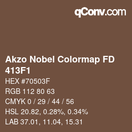 Farbcode: Akzo Nobel Colormap FD - 413F1 | qconv.com
