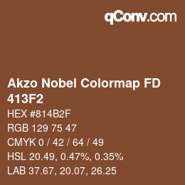 Farbcode: Akzo Nobel Colormap FD - 413F2 | qconv.com