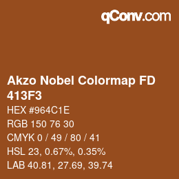 Code couleur: Akzo Nobel Colormap FD - 413F3 | qconv.com