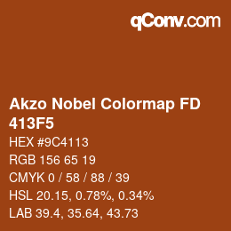 Color code: Akzo Nobel Colormap FD - 413F5 | qconv.com