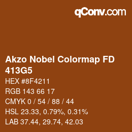 カラーコード: Akzo Nobel Colormap FD - 413G5 | qconv.com