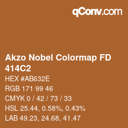 Color code: Akzo Nobel Colormap FD - 414C2 | qconv.com