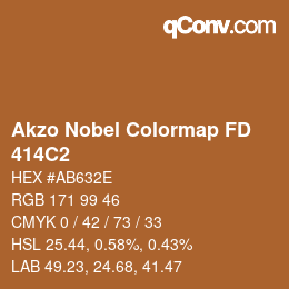 Code couleur: Akzo Nobel Colormap FD - 414C2 | qconv.com