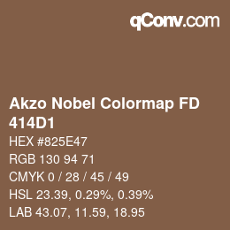 カラーコード: Akzo Nobel Colormap FD - 414D1 | qconv.com