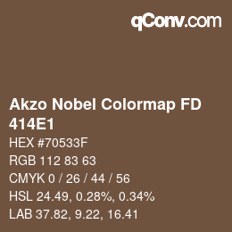 Color code: Akzo Nobel Colormap FD - 414E1 | qconv.com