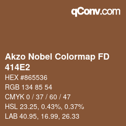 Color code: Akzo Nobel Colormap FD - 414E2 | qconv.com