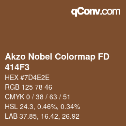 Color code: Akzo Nobel Colormap FD - 414F3 | qconv.com