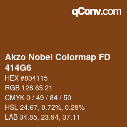 Color code: Akzo Nobel Colormap FD - 414G6 | qconv.com