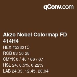 Color code: Akzo Nobel Colormap FD - 414H4 | qconv.com