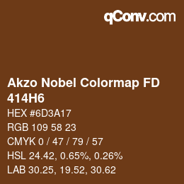 Código de color: Akzo Nobel Colormap FD - 414H6 | qconv.com