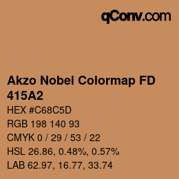 Color code: Akzo Nobel Colormap FD - 415A2 | qconv.com