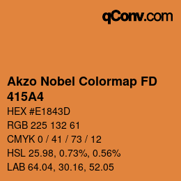 カラーコード: Akzo Nobel Colormap FD - 415A4 | qconv.com