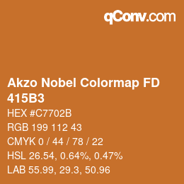 Color code: Akzo Nobel Colormap FD - 415B3 | qconv.com