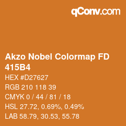 Color code: Akzo Nobel Colormap FD - 415B4 | qconv.com