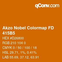 Color code: Akzo Nobel Colormap FD - 415B5 | qconv.com