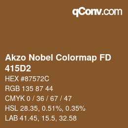 Color code: Akzo Nobel Colormap FD - 415D2 | qconv.com