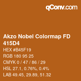 Color code: Akzo Nobel Colormap FD - 415D4 | qconv.com