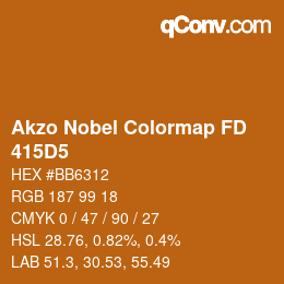 Color code: Akzo Nobel Colormap FD - 415D5 | qconv.com
