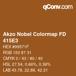 Color code: Akzo Nobel Colormap FD - 415E3 | qconv.com