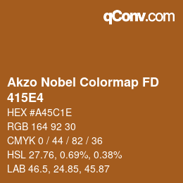 Color code: Akzo Nobel Colormap FD - 415E4 | qconv.com