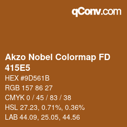 Color code: Akzo Nobel Colormap FD - 415E5 | qconv.com