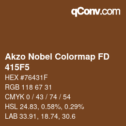 Color code: Akzo Nobel Colormap FD - 415F5 | qconv.com