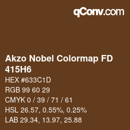 Color code: Akzo Nobel Colormap FD - 415H6 | qconv.com