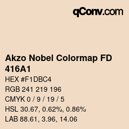 Color code: Akzo Nobel Colormap FD - 416A1 | qconv.com