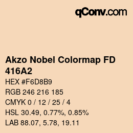 Color code: Akzo Nobel Colormap FD - 416A2 | qconv.com