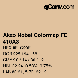 Color code: Akzo Nobel Colormap FD - 416A3 | qconv.com