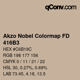 Color code: Akzo Nobel Colormap FD - 416B3 | qconv.com