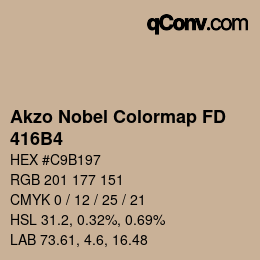 Color code: Akzo Nobel Colormap FD - 416B4 | qconv.com