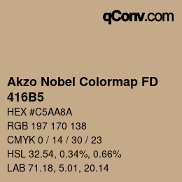 Farbcode: Akzo Nobel Colormap FD - 416B5 | qconv.com