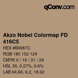 Code couleur: Akzo Nobel Colormap FD - 416C5 | qconv.com