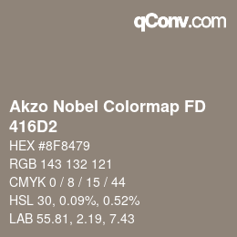 カラーコード: Akzo Nobel Colormap FD - 416D2 | qconv.com