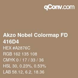 Color code: Akzo Nobel Colormap FD - 416D4 | qconv.com