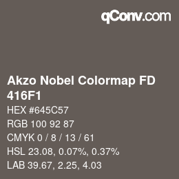 Color code: Akzo Nobel Colormap FD - 416F1 | qconv.com