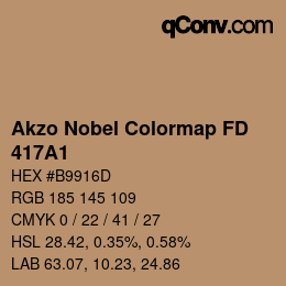 Código de color: Akzo Nobel Colormap FD - 417A1 | qconv.com