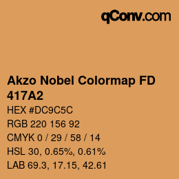 Color code: Akzo Nobel Colormap FD - 417A2 | qconv.com