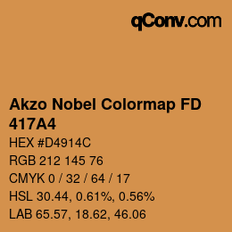 Color code: Akzo Nobel Colormap FD - 417A4 | qconv.com