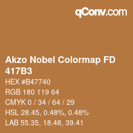 Color code: Akzo Nobel Colormap FD - 417B3 | qconv.com