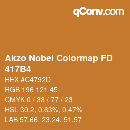 Código de color: Akzo Nobel Colormap FD - 417B4 | qconv.com