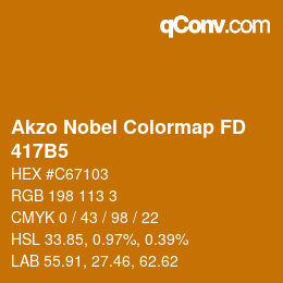 Color code: Akzo Nobel Colormap FD - 417B5 | qconv.com